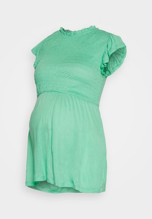 T-shirt med print - green