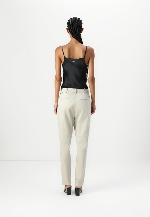 SLIM PANT - Trousers - silver lining2