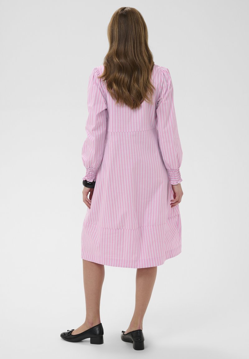 Culture CUART DRESS - Shirt dress - pink stripe/pink - Zalando.ie