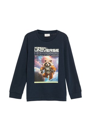 MIT BÜNDCHEN - Long sleeved top - navy