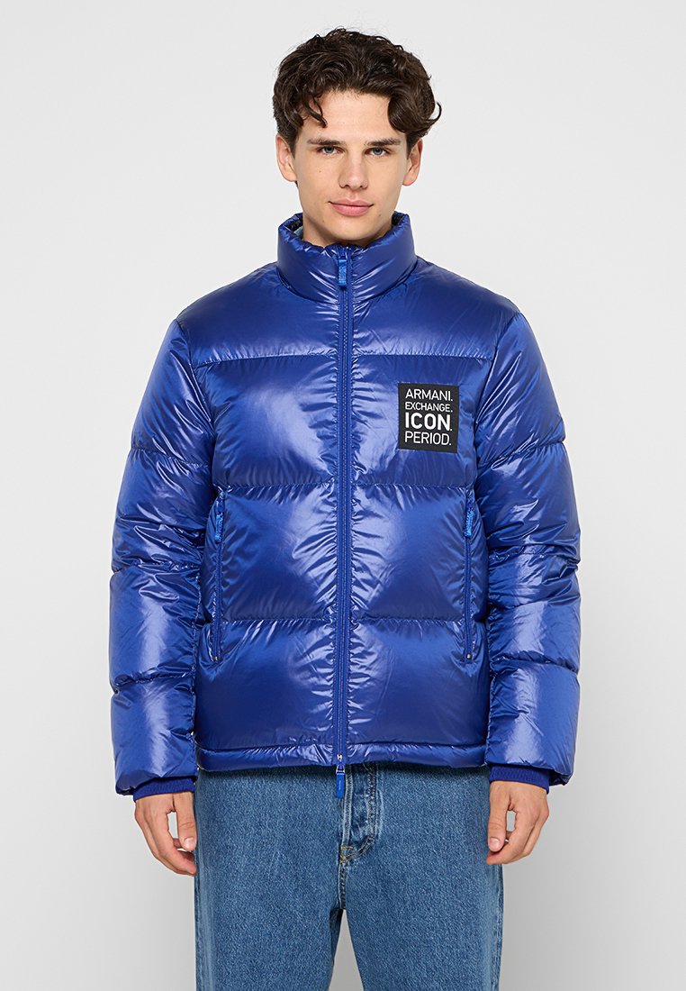 Armani Exchange Gewatteerde jas koningsblauw