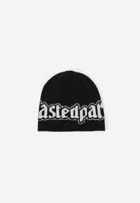 UNITED REVERSE BROW BEANIE UNISEX - Gorro - black / white