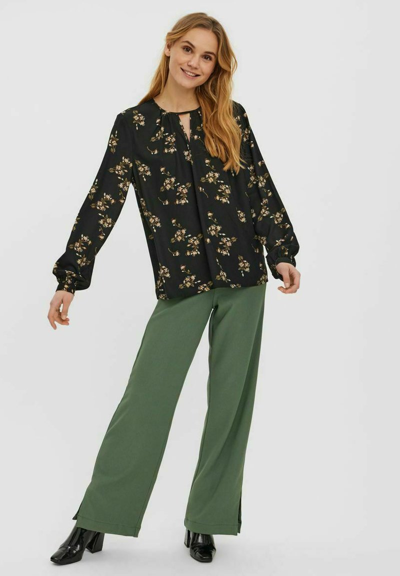 Vero Moda Blouse grijs gemêleerd Vero Moda Blouse grijs gemêleerd