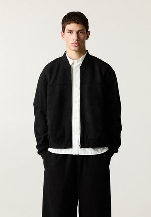 PULL&BEAR Bomberjacks - black