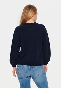 Saint Tropez BARBEL - Pulover - obsidian melange