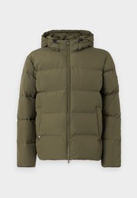 Tommy Hilfiger HOODED PUFFER  - Piumino - army green