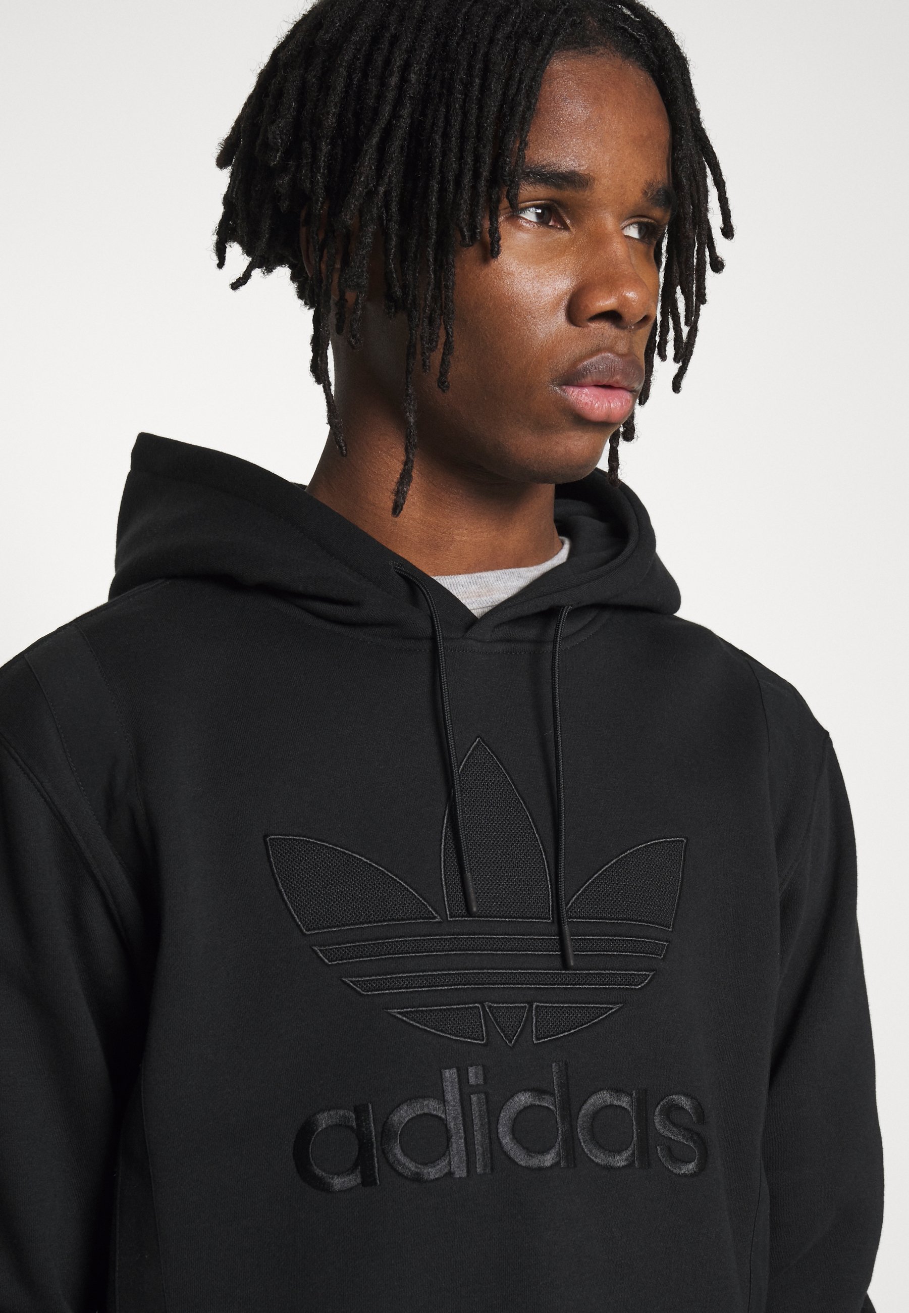 adidas Originals WARMUP HOODY Kapuzenpullover black adidas Originals WARMUP HOODY Kapuzenpullover black