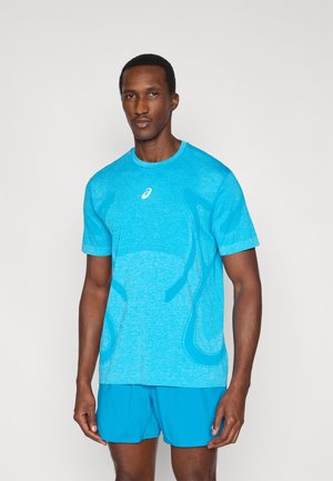 ROAD SEAMLESS TOP - Sportfelső - aegean blue
