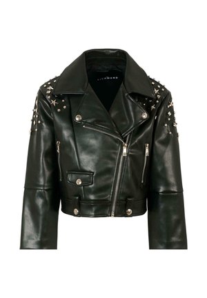 Imitatieleren jas - black