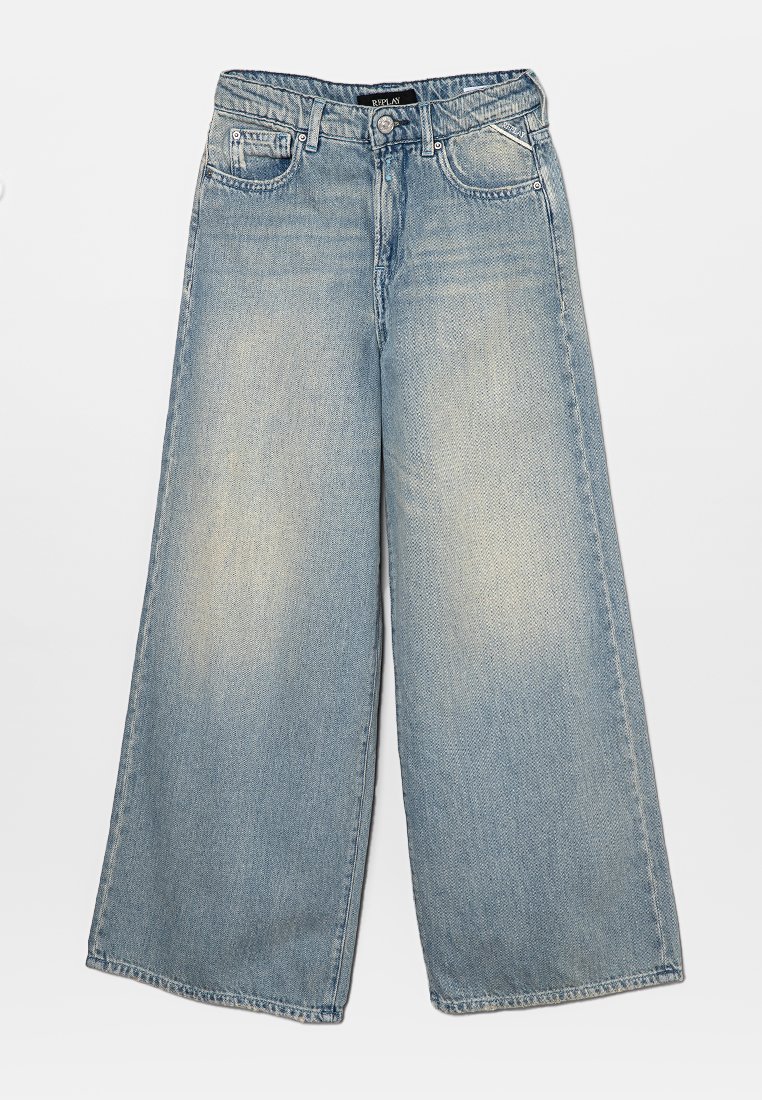Replay Relaxed fit jeans lichtblauw