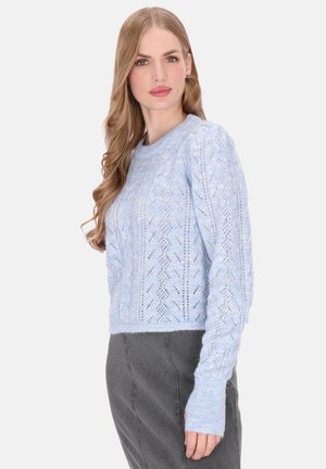 Pulóver - light blue melange