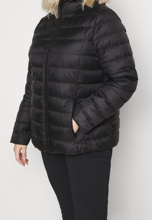 Gewatteerde jas - black