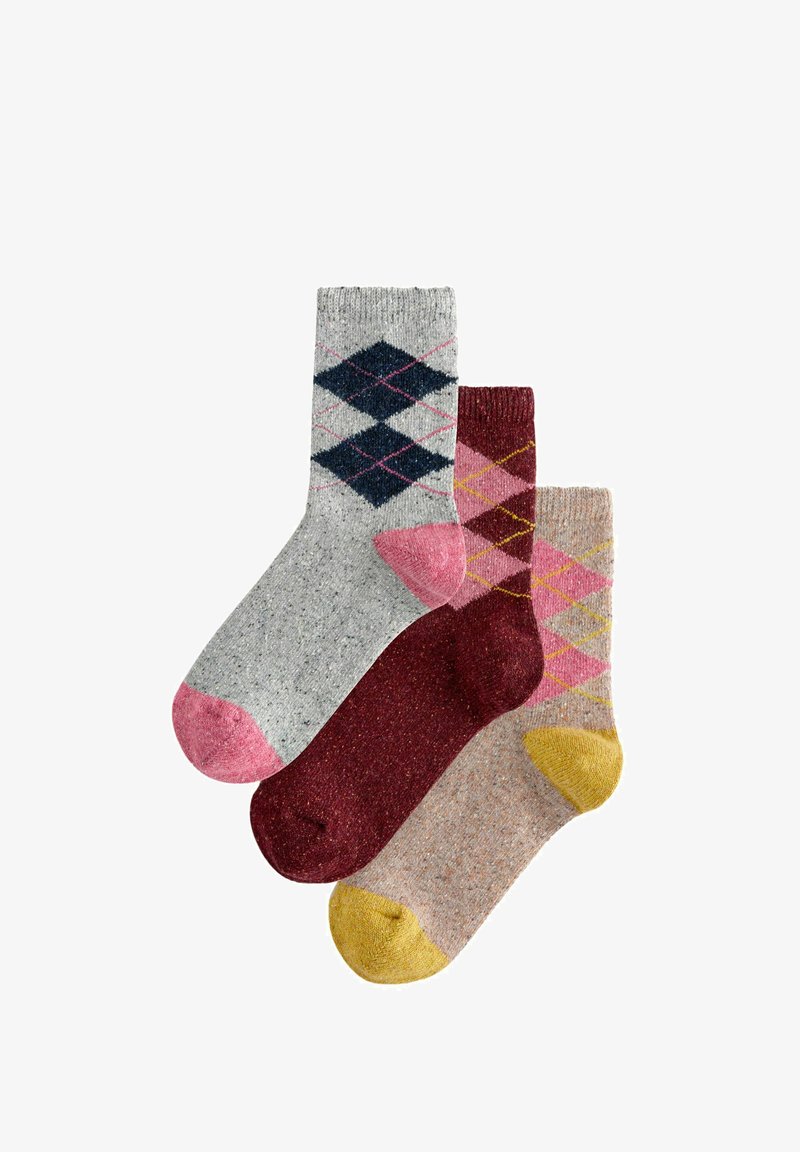 Next 3 PACK STANDARD - Socken - argyle