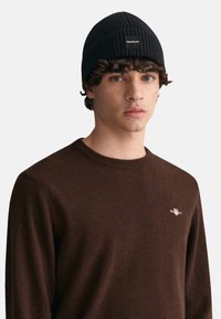 GANT SUPERFINE CREW NECK - Strickpullover - braun