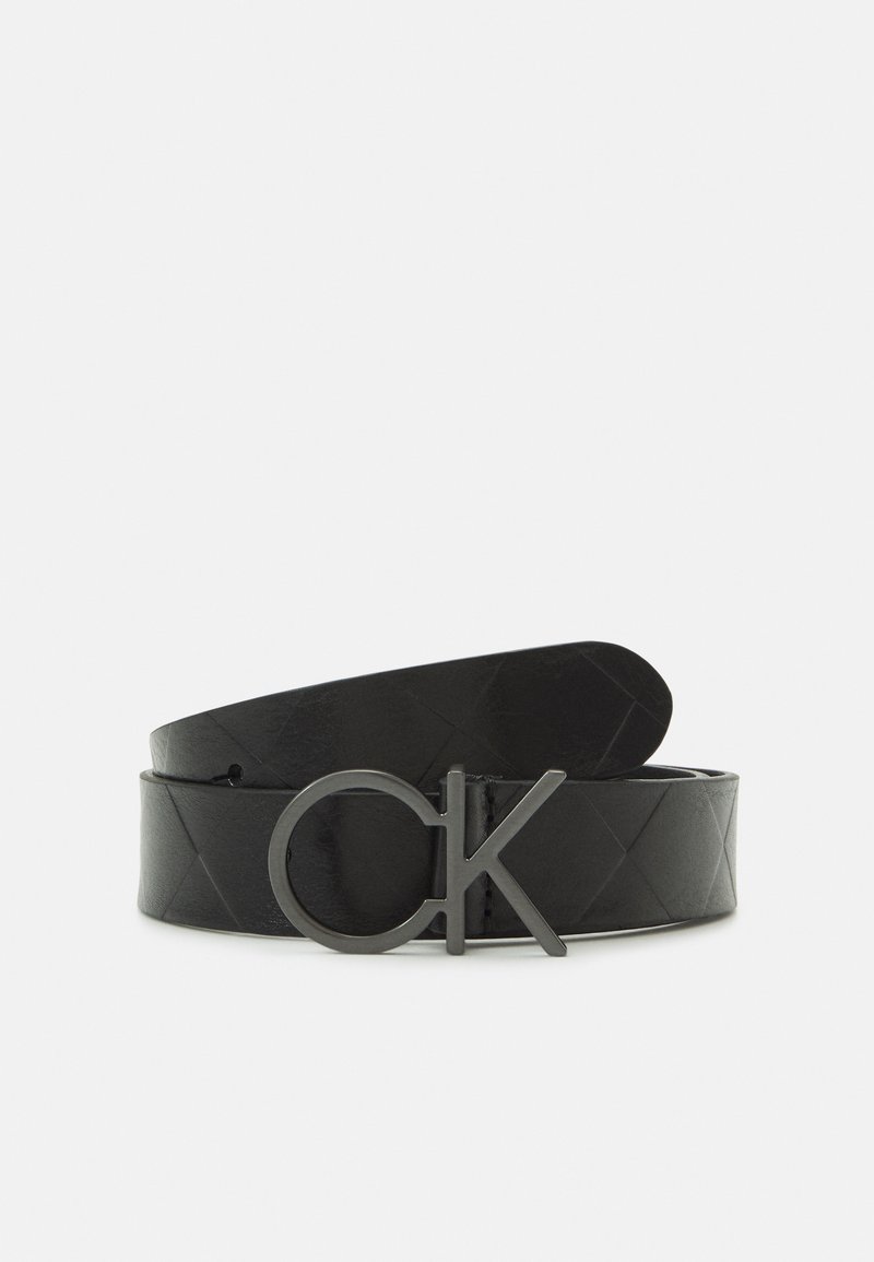 Calvin Klein - LOCK BELT - Vyö -  black, Suurenna