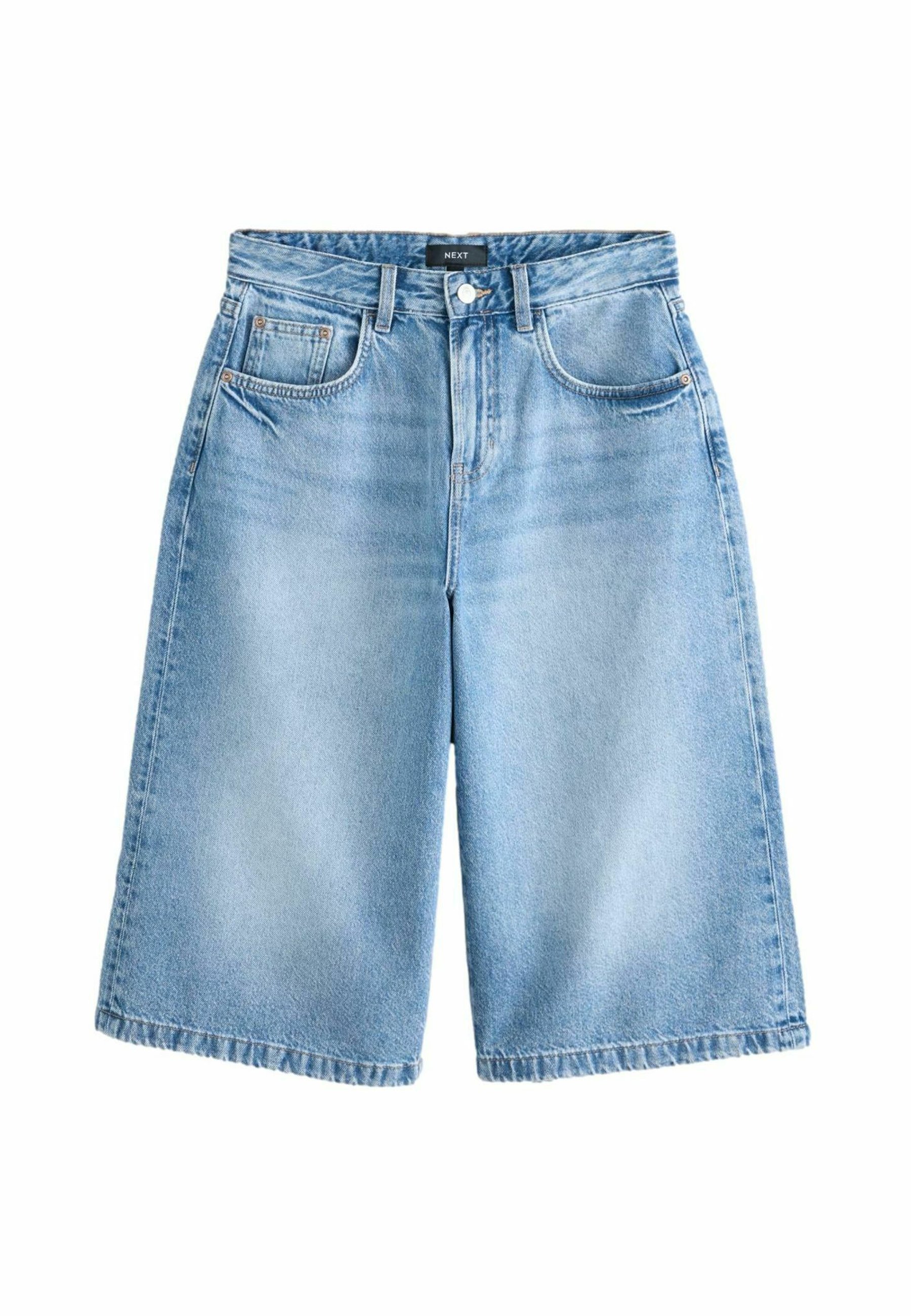 Short Next Femme Bleu Denim Taille Haute Taille 16 - Occasion Bon état