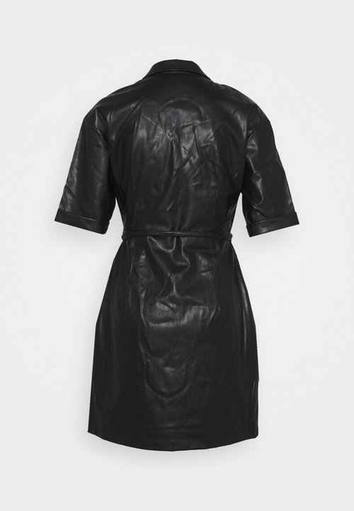 Robe Chemisier Naf Naf Noire à Petites Fleurs - Taille 42 - Viscose - Neuve Avec étiquettes
