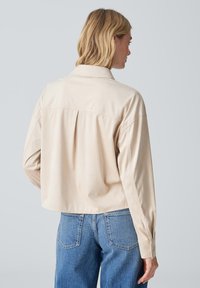 OPUS FONTEGA - Button-down blouse - macadamia