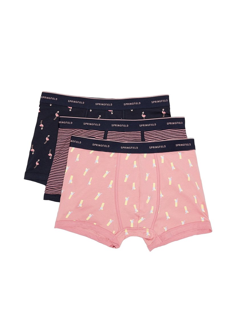 Springfield FLAMINGO3 PACK - Boxerbriefs - pink - Zalando.at
