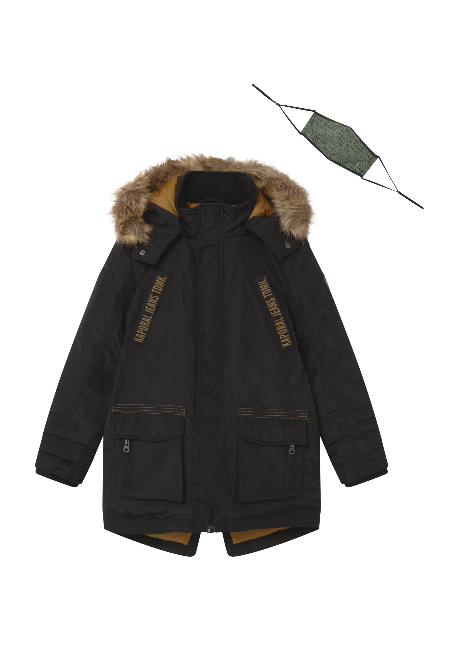 Kaporal OMERI Veste d'hiver black ZALANDO.FR Kaporal OMMIR Veste d'hiver khaki ZALANDO.FR