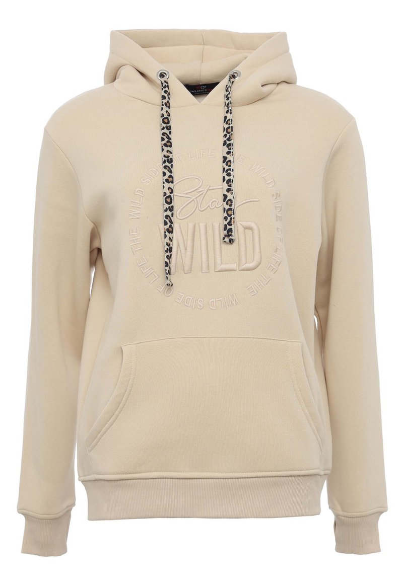 Joop Lila Hoodies Damen JOOP! Sweatshirt (1-tlg) Stickerei