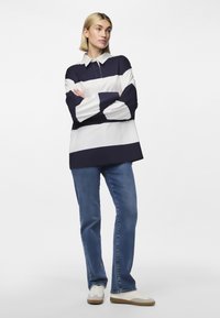 Pieces PCFRIDA - Μπλούζα με μακριά μανίκια - maritime blue