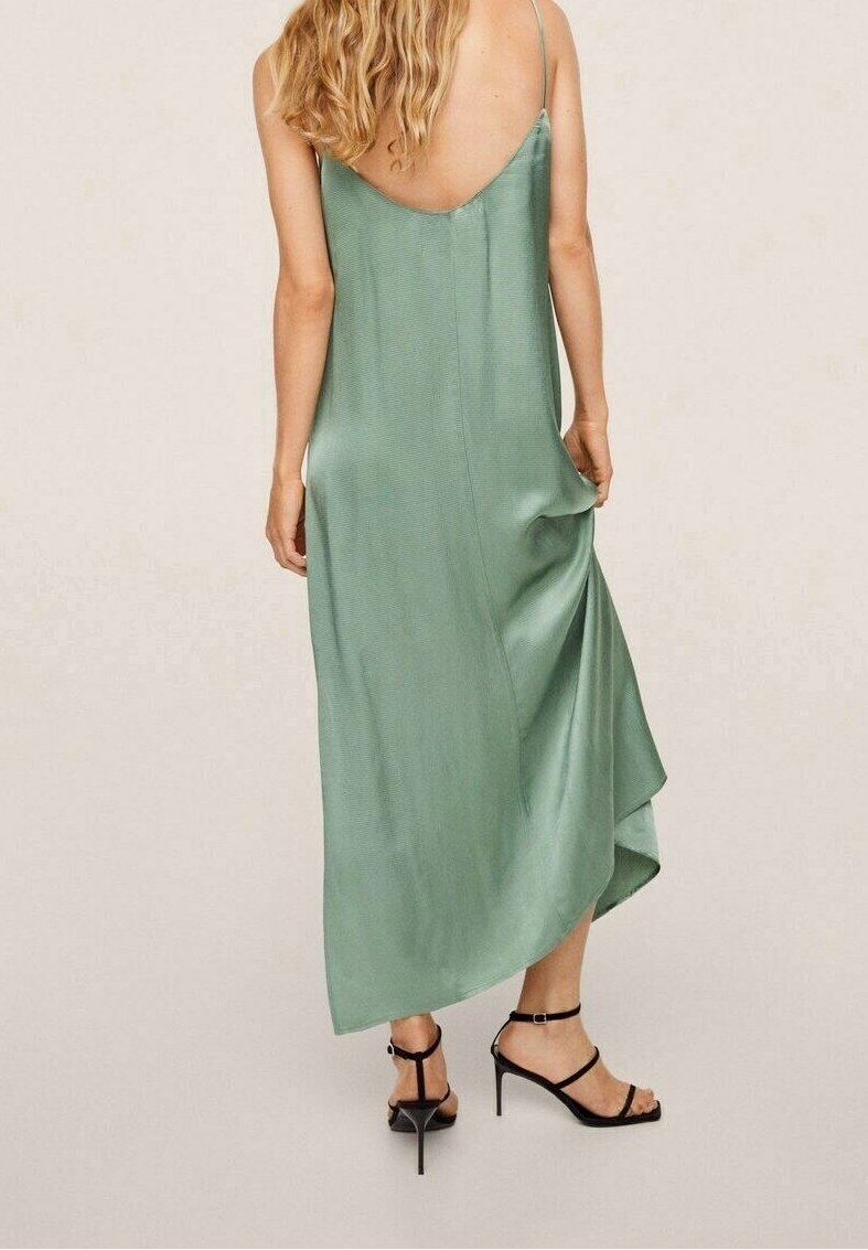 mango green slip dress Mango Day dress - green - (Pre-owned)