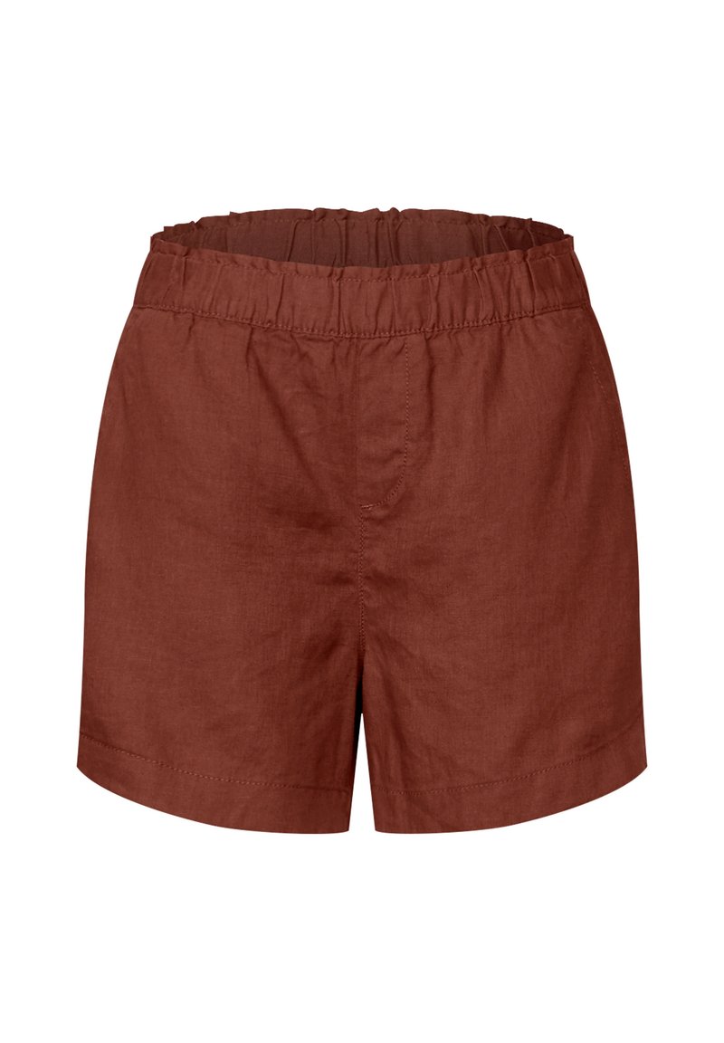 Short Taille Haute ONLY Beige En Coton – Paperbag Ceinturé Taille 6