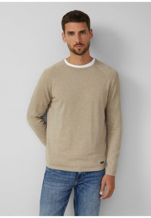 PULLOVER - Strickpullover - helles beige