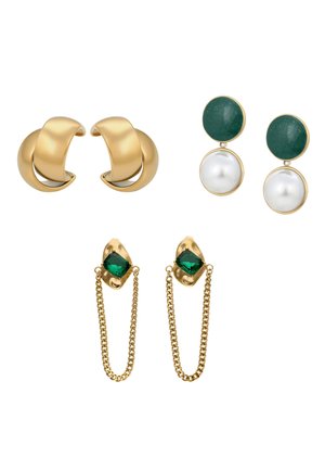 SET - Øreringe - gold-coloured
