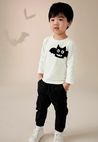 Next HALLOWEEN  - REGULAR FIT - Bluză cu mânecă lungă - white bat