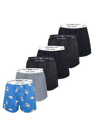 6-PACK MIX - Boxershorts - pelikan solid black