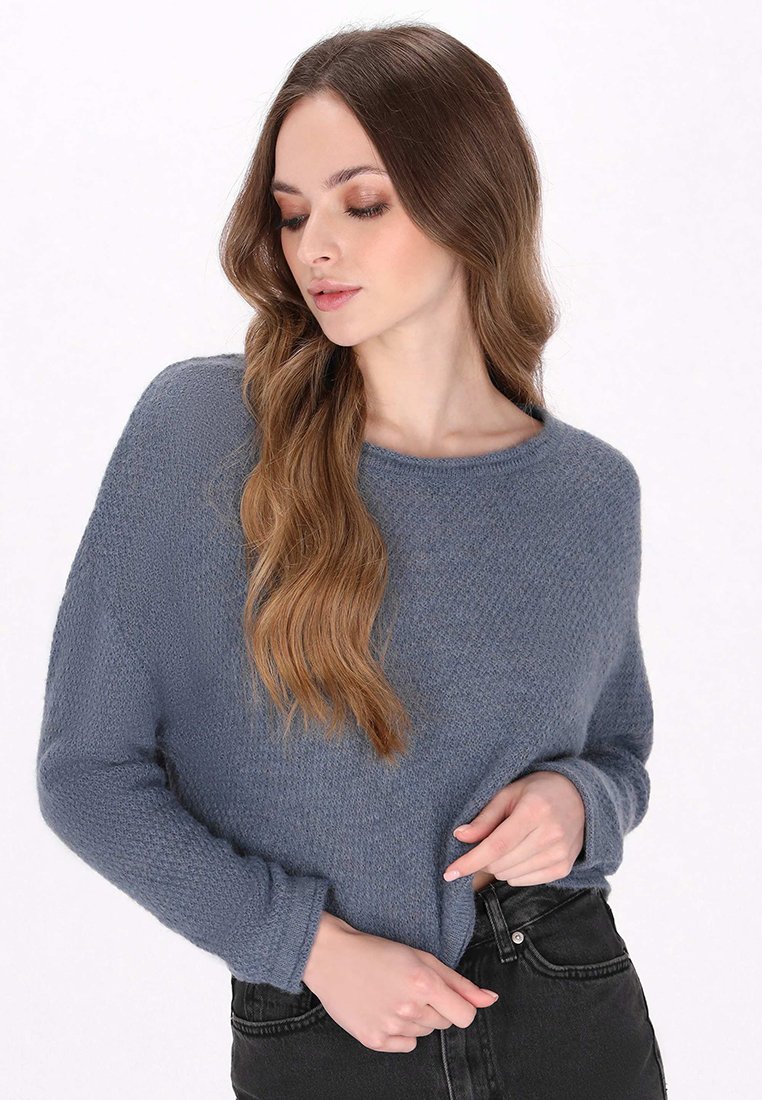 dreimaster Trui blauwgrijs