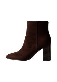 BLOCK HEEL - Botines - rust