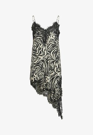 VILA, SLIP DRESS VITONE ASYMMETRIC - Vapaa-ajan mekko - birch