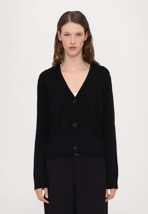 CLOSED V NECK CARDIGAN - Cardigan - black