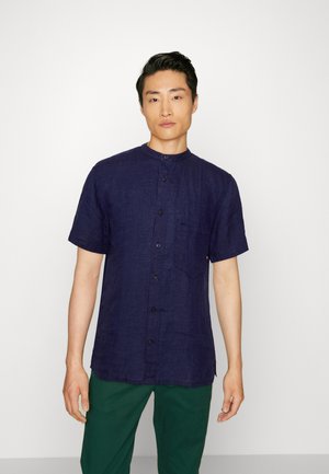 Tommy Hilfiger MANDARIN RF S/S - Camisa - carbon navy