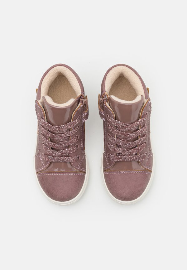 High-top trainers - mauve2