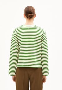 ARMEDANGELS FRANKA STRIPE - Longsleeve - undyed-ivy green