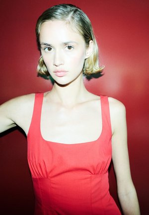 Mango, ADULT - Denné šaty - red
