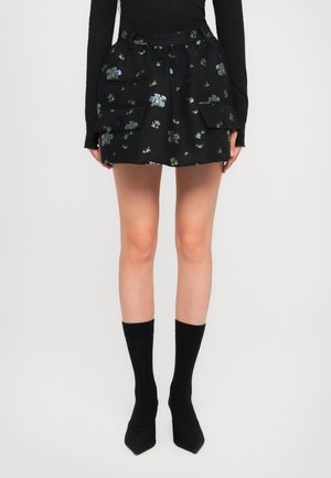 SAMAYA - Miniskjørt - black