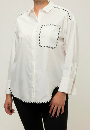 Button-down blouse - white
