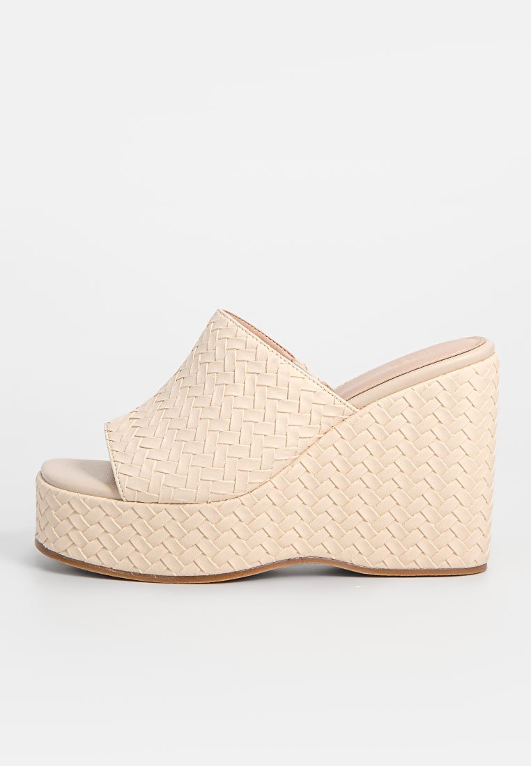 Dune London Muiltjes met hak beige Dune London Muiltjes met hak beige