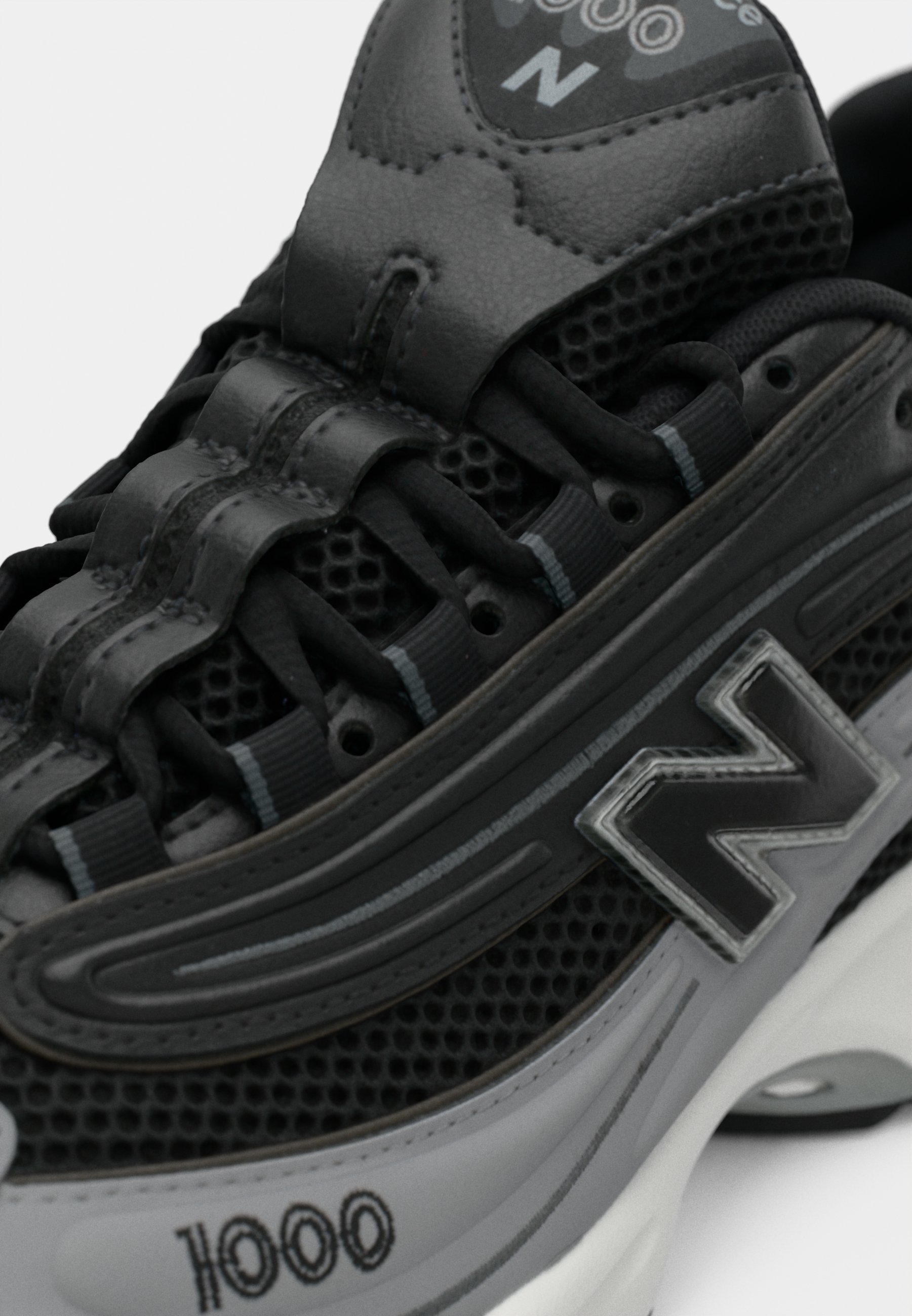 New Balance M1000 UNISEX - Sneakers low - slate grey/black/white New Balance M1000 UNISEX - Sneakers low - slate grey/black/white