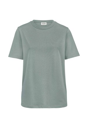 hessnatur, HEAVY - T-shirt basic - mattgrün
