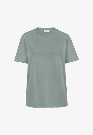 hessnatur, HEAVY - T-shirt basic - mattgrün