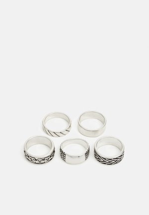 5 PACK - Sõrmus - silver-coloured