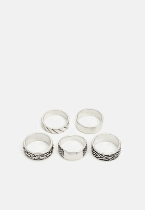 5 PACK - Bague - silver-coloured