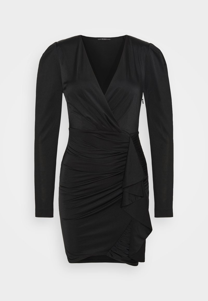 Guess CHARMIAN DRESS - Jerseykjole jet black/sort Zalando.dk