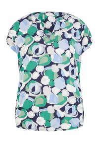 TOM TAILOR Bluse - green flower design